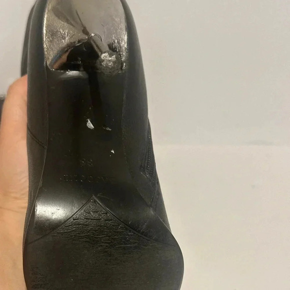 Over the knee Italian suede stiletto boots! With fur Size 38 - Picture 8 of 9